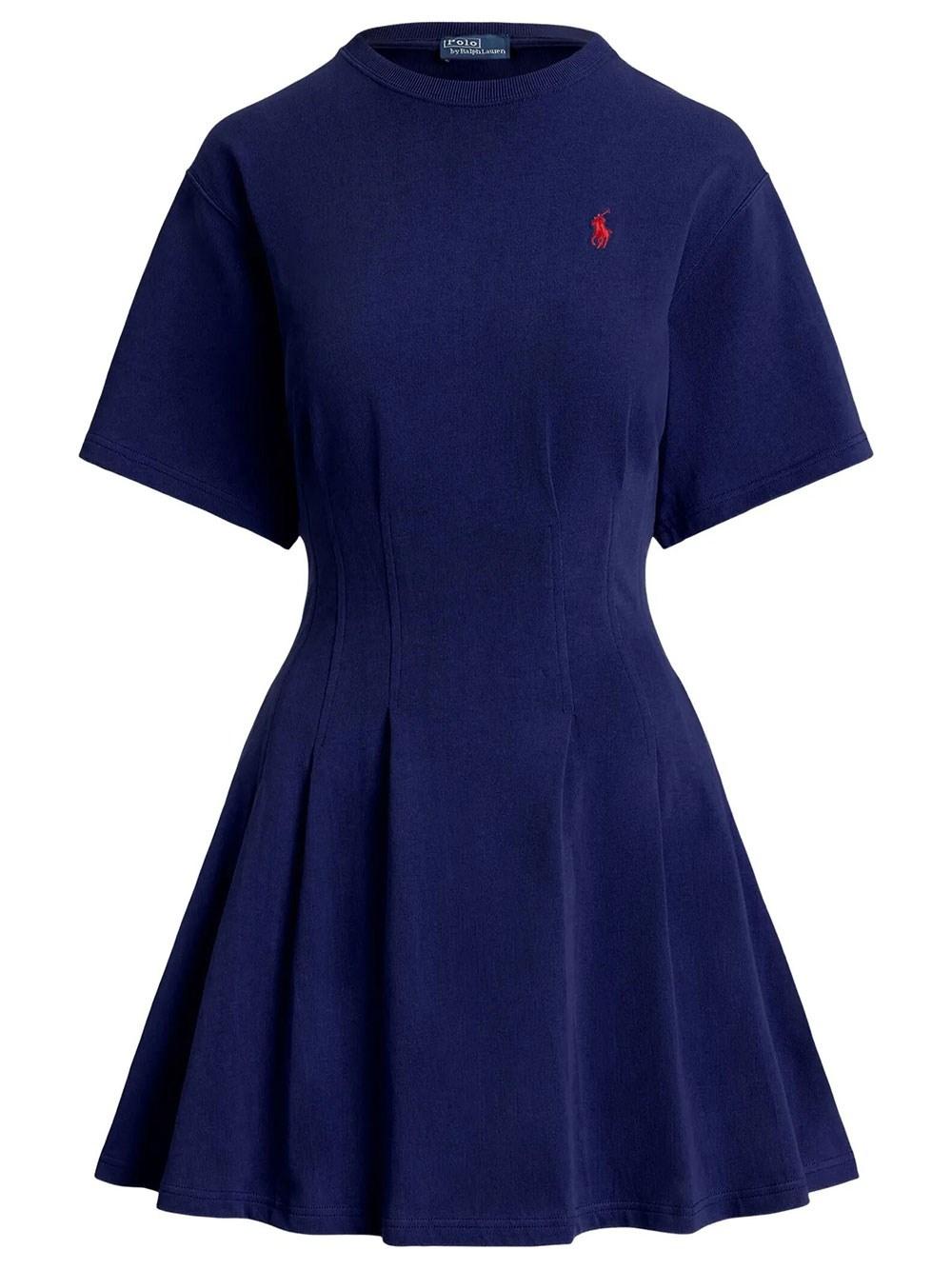 ABITO A MAGLIETTA IN JERSEY DI COTONE<BR/> 211A96342 004 RALPH LAUREN