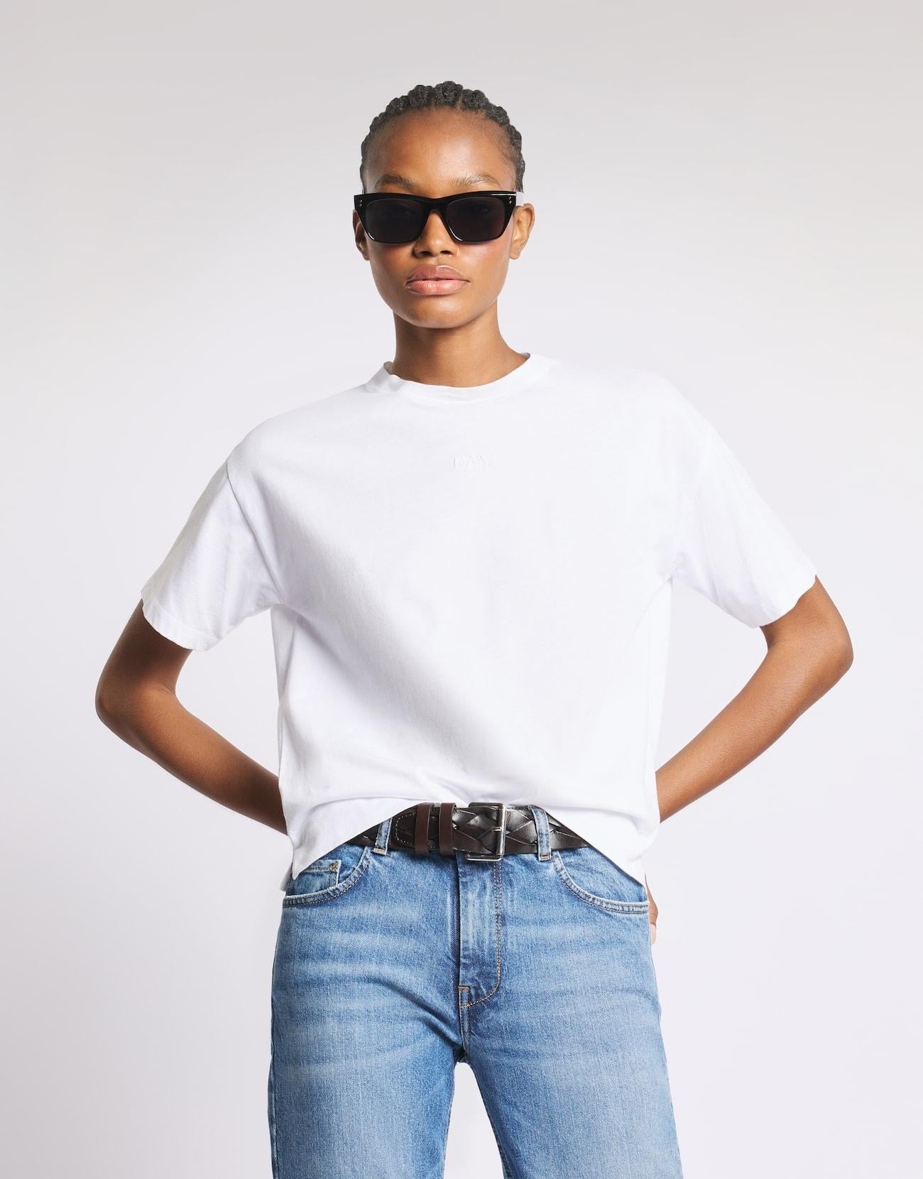T-shirt in Jersey<BR/> NPWB2526610ZEM B001 FAY