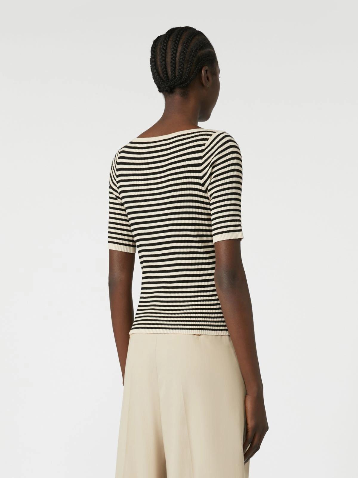 T-shirt aderente in viscosa stretch WASER 018 WEEKEND