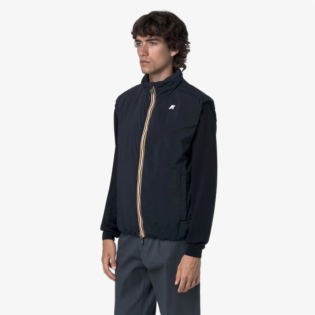 VALEN PLAIN WARM<BR/>BLUE DEPTH<BR/>Giacca isolante da uomo blu scuro K2136BW K89 K-WAY