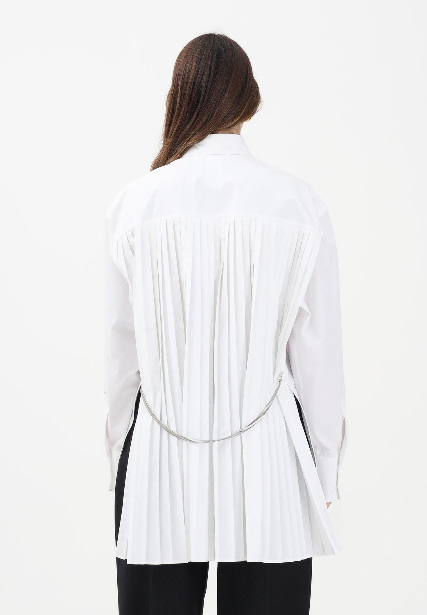 SPXNESPOLA<BR/>Over shirt con dettaglio plissé SPXNESPOLA 001 SPORTMAX