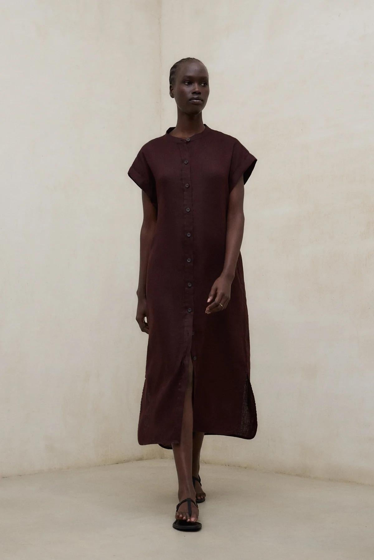 Vestito Ametista Marrone<BR/><BR/> AMATISTA 538 ECOALF