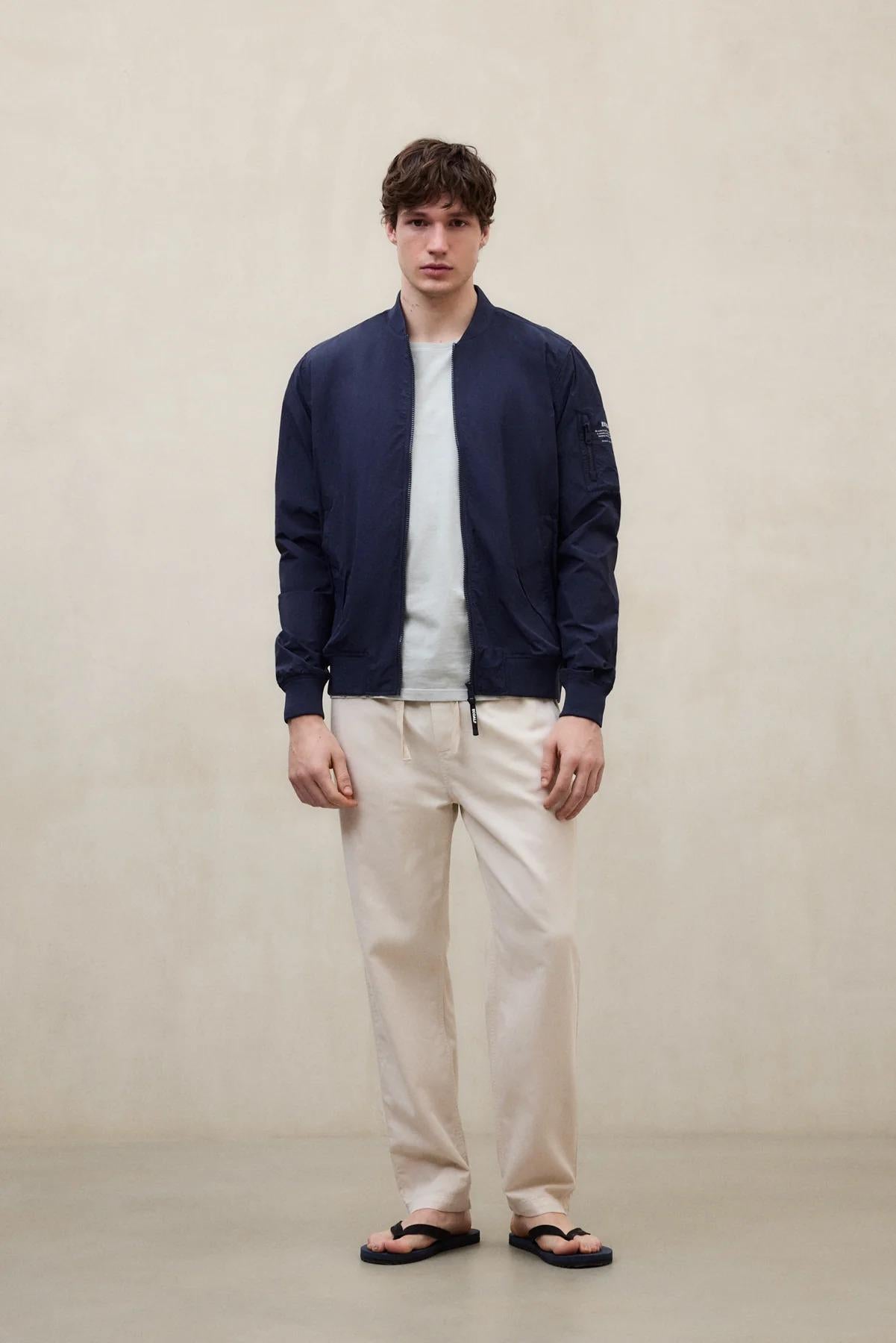 Giacca Wale Blu Navy<BR/><BR/> WALE 161 ECOALF