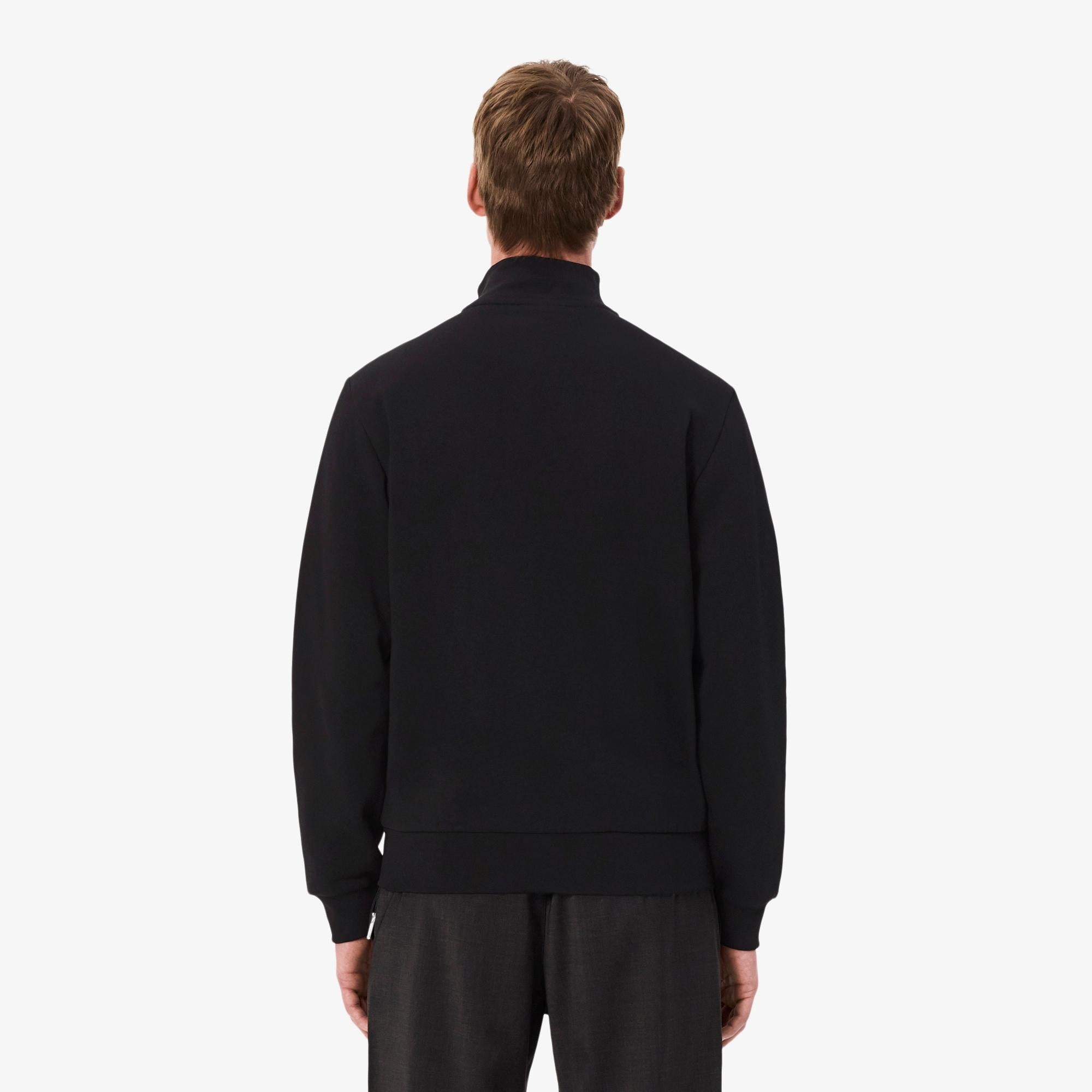 Felpa in misto cotone a collo alto con zip SH9622 031 LACOSTE