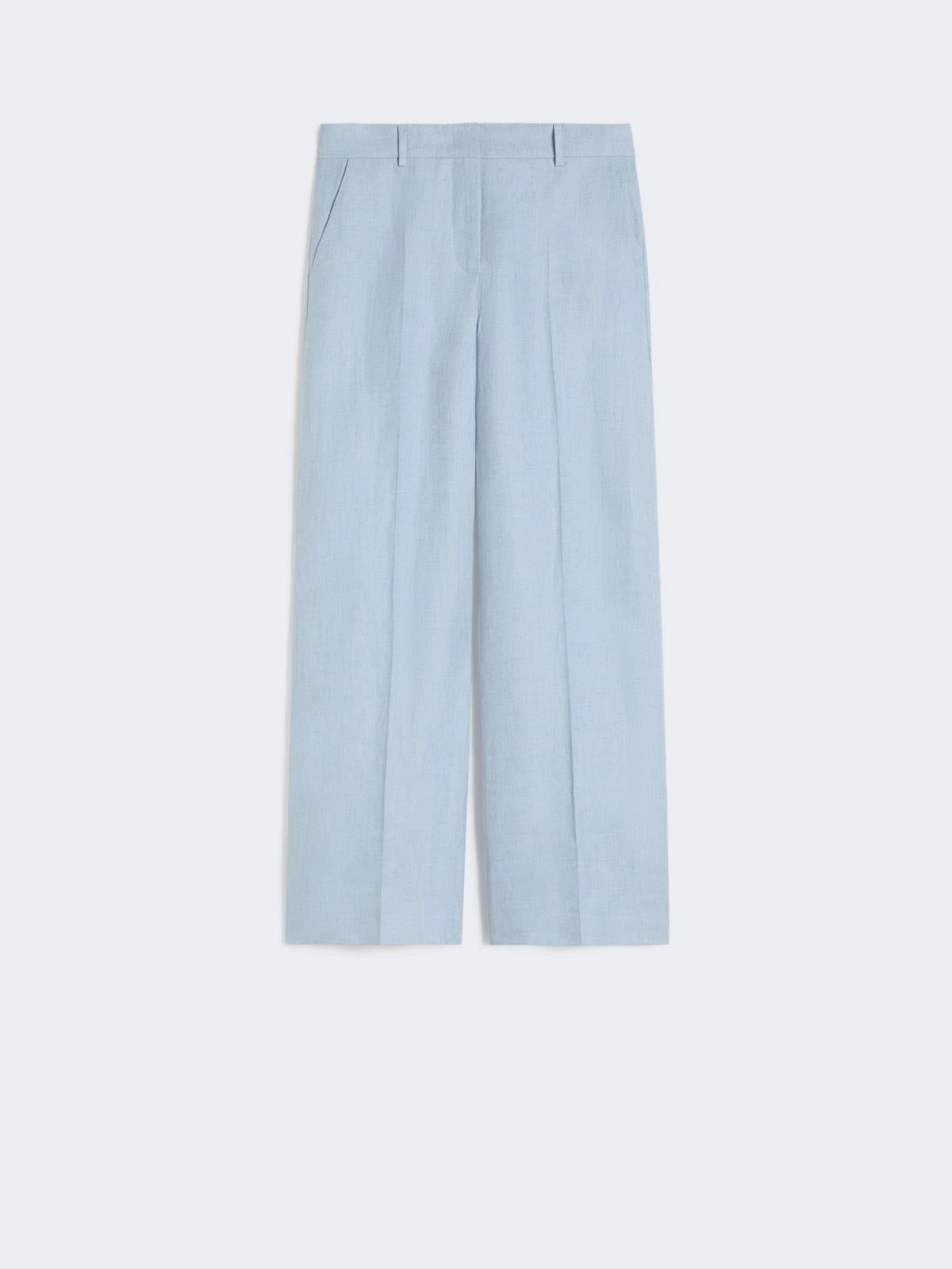 Pantalone in canvas di lino - AZZURRO<BR/> WKDMALIZIA 025 WEEKEND