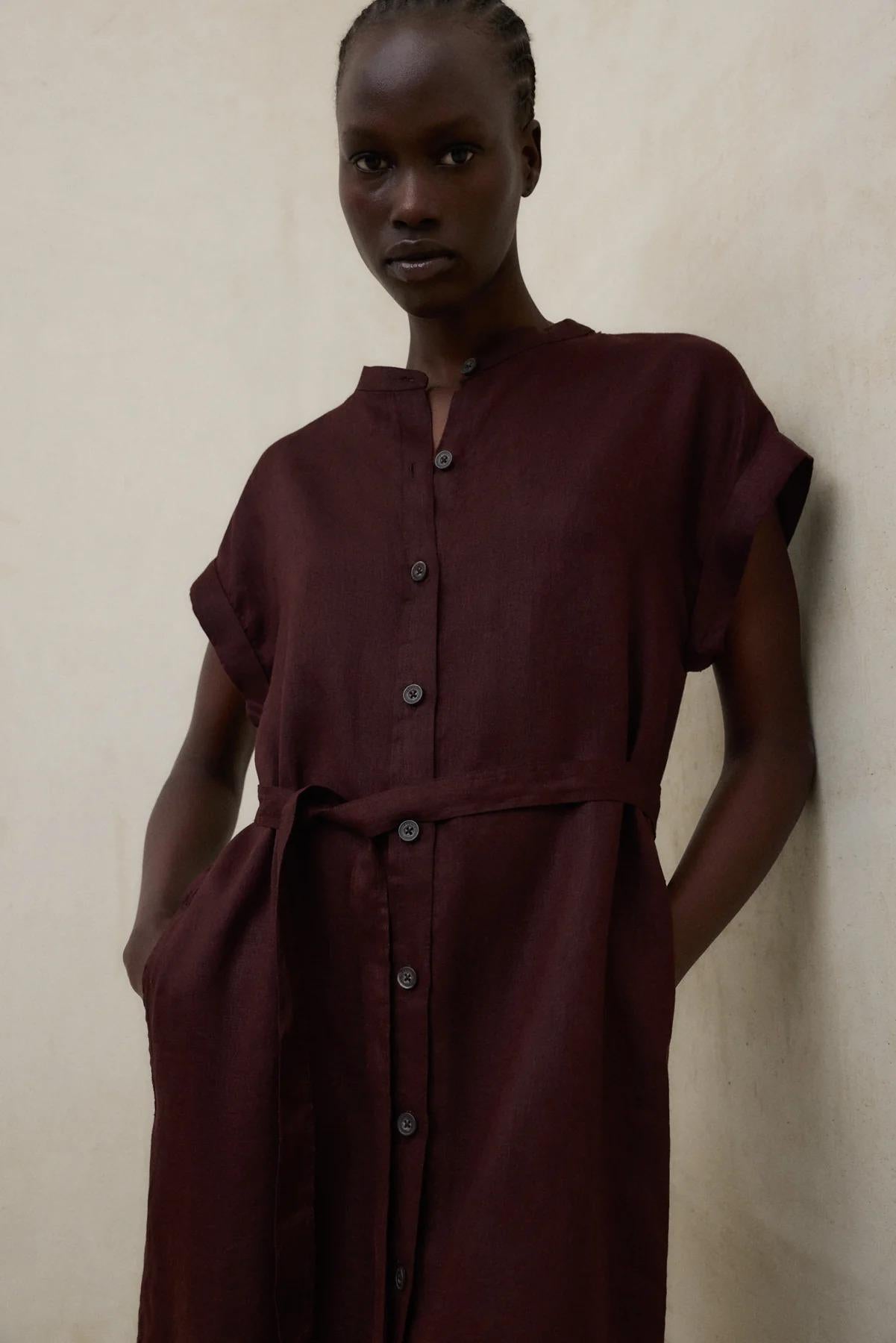 Vestito Ametista Marrone<BR/><BR/> AMATISTA 538 ECOALF