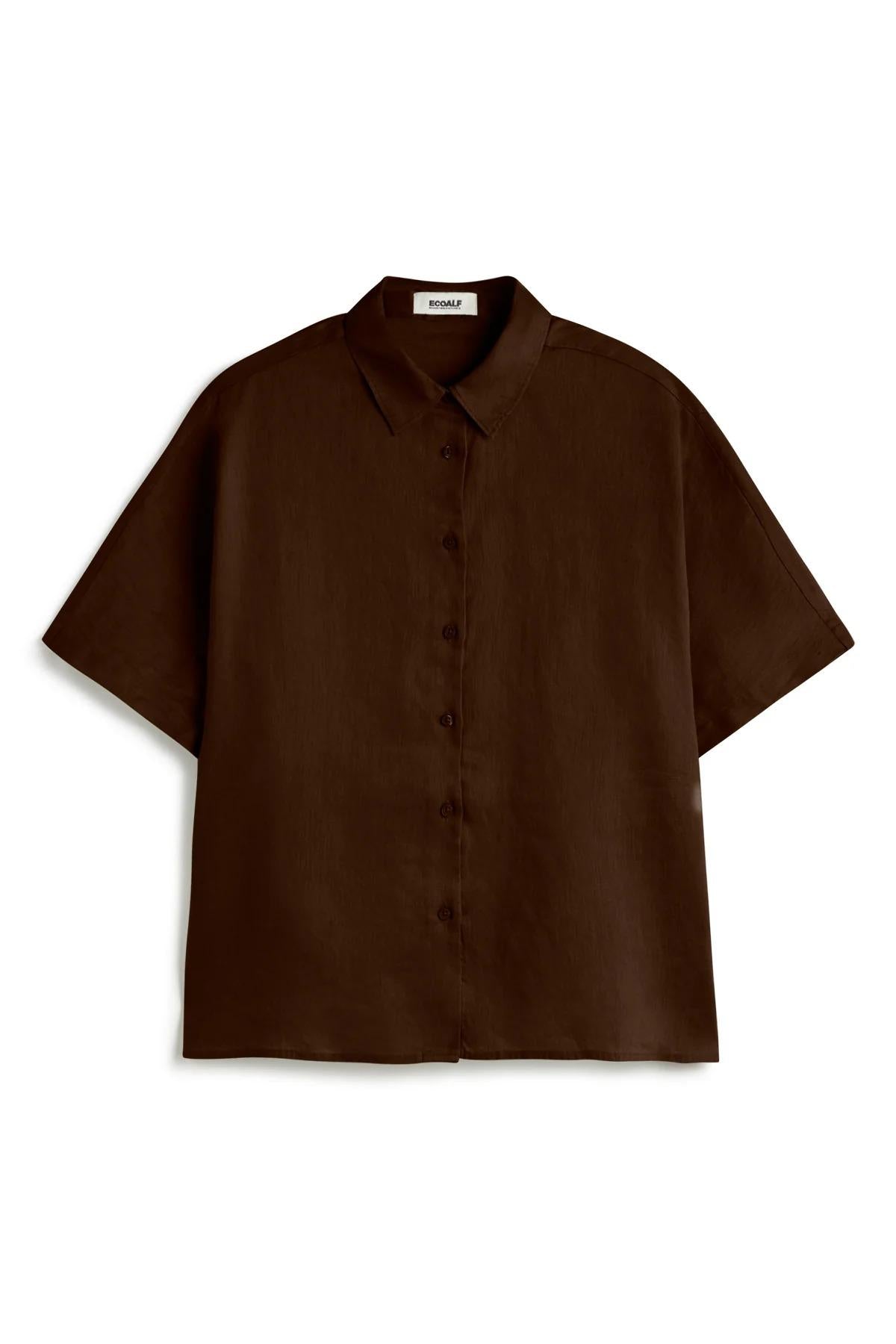 Camicia Melania Marrone<BR/><BR/> MELANIA 538 ECOALF
