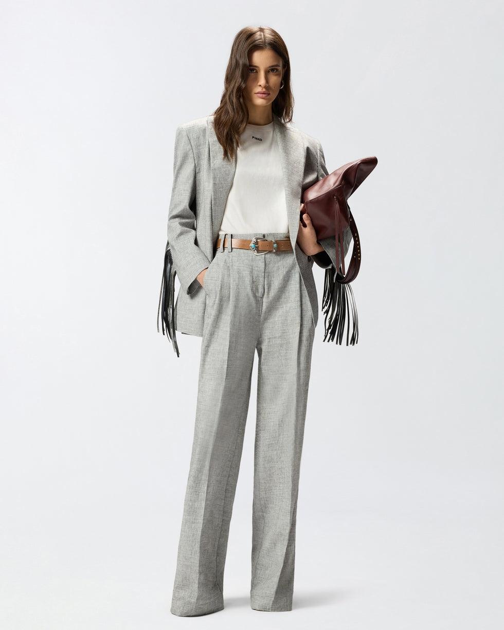 T-shirt con logo PINKO<BR/> 100373A34F Z05 PINKO