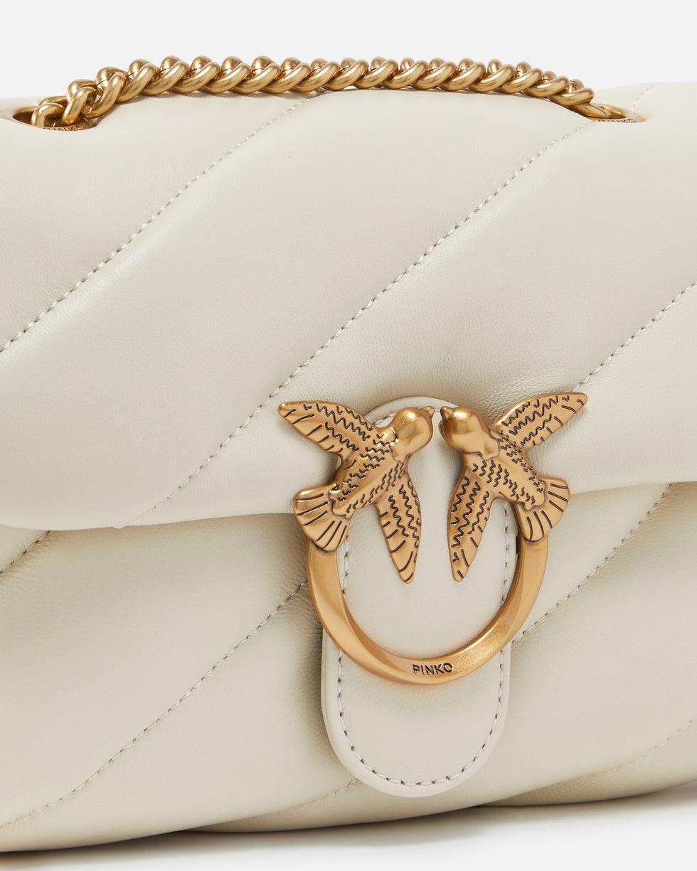 Borsa piccola a tracolla Love Bag Puff Maxi Quilt<BR/> 100039A0F2 Z14Q PINKO