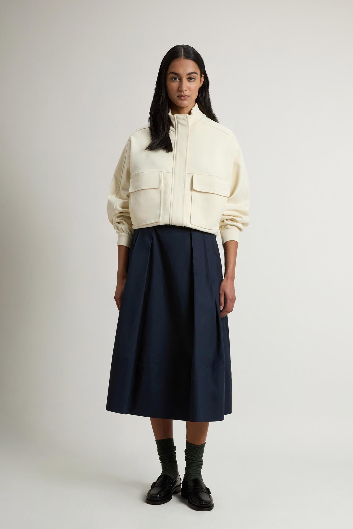 Gonna in popeline di puro cotone<BR/> CFWWSK2003FRUT3944 3989 WOOLRICH