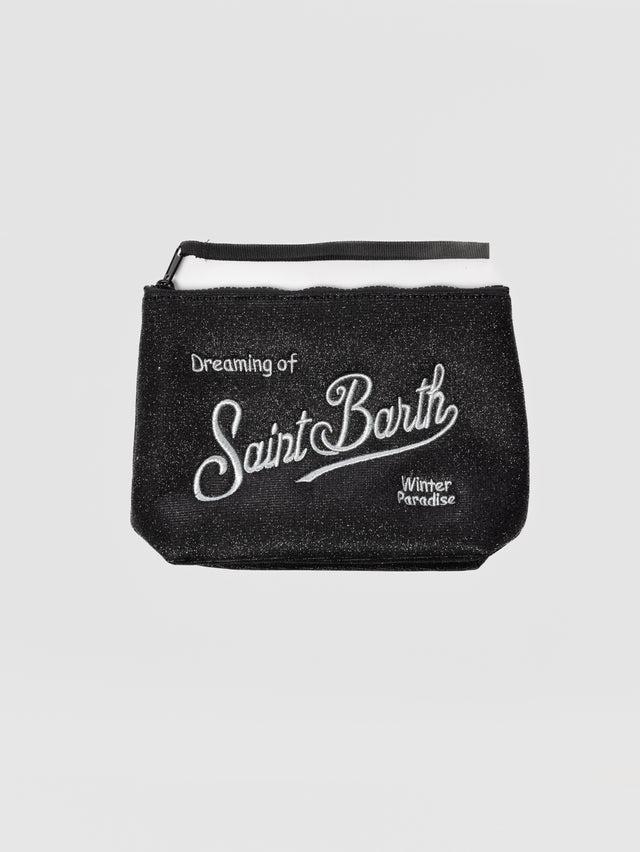 Box con Cappello in Lana e Pochette in Lurex Nero BOX0025 03771I MC2 SAINT BARTH