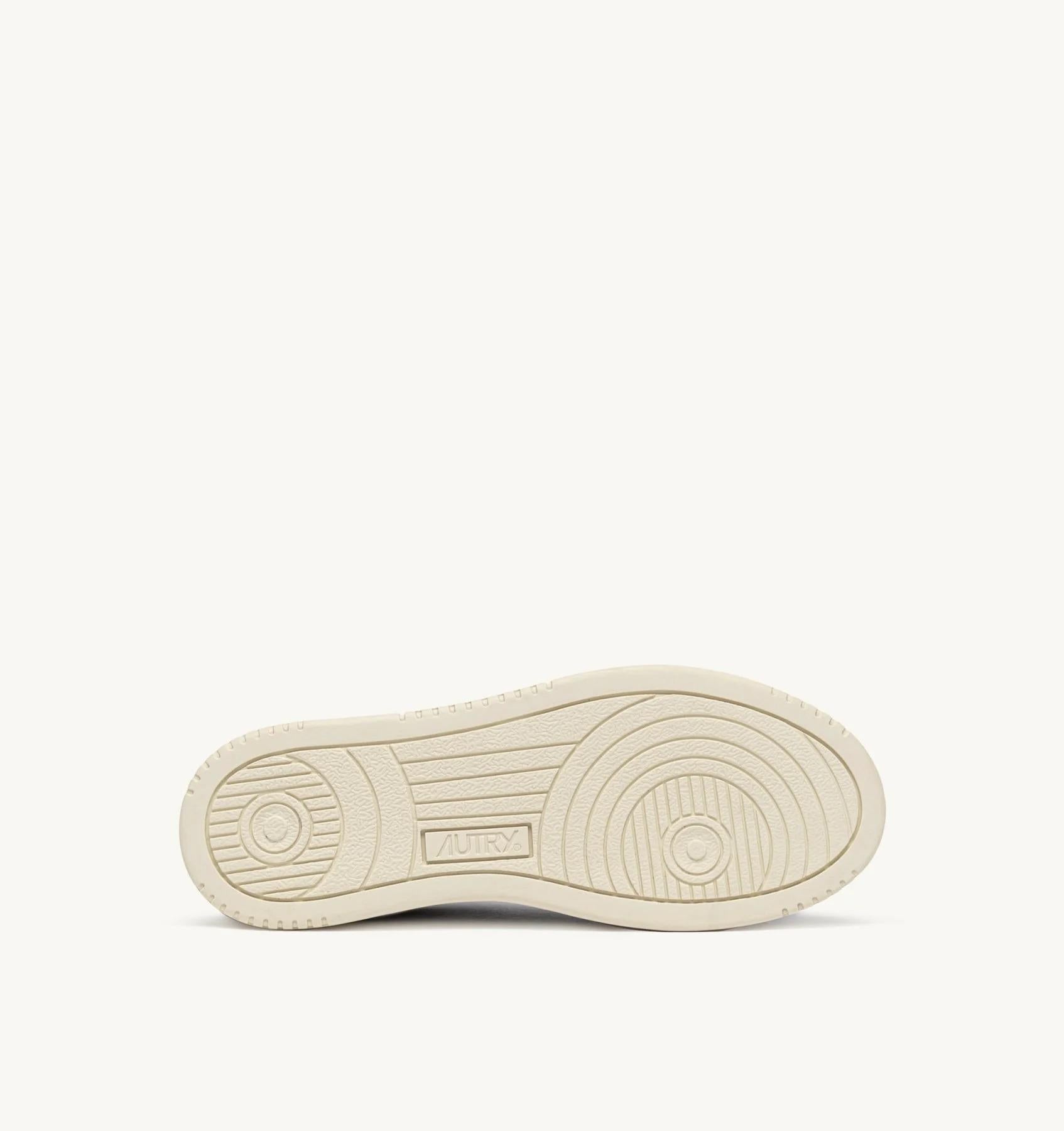 SNEAKERS MEDALIST LOW IN SUEDE MOKA E OFF WHITE<BR/> AULM UH08 AUTRY ACTION SHOES