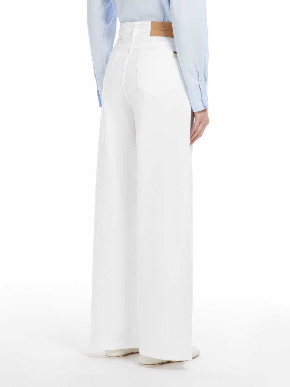 Pantalone donna wide leg in drill di cotone MEDINA 002 WEEKEND