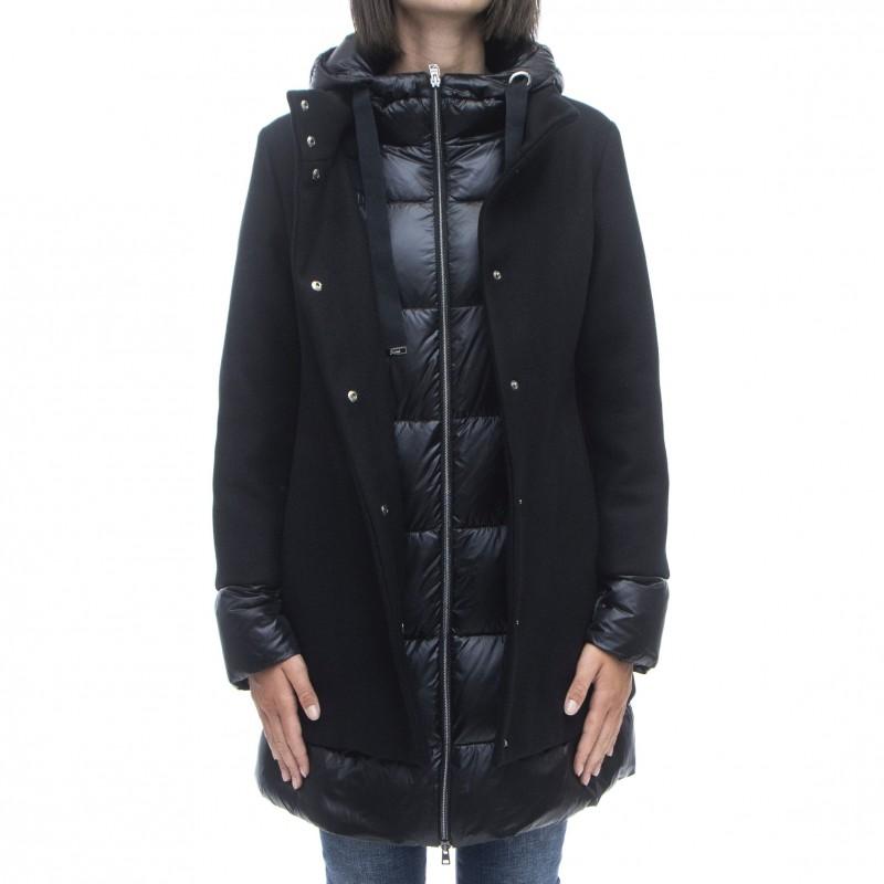 Piumino donna in doppio tessuto PI001966D 9300 HERNO