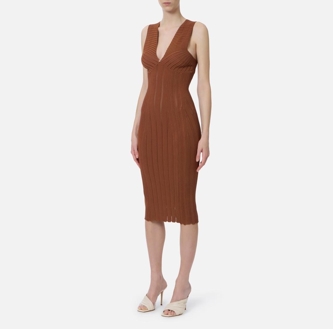 Abito in maglia à jour AM36B62E2 600 ELISABETTA FRANCHI