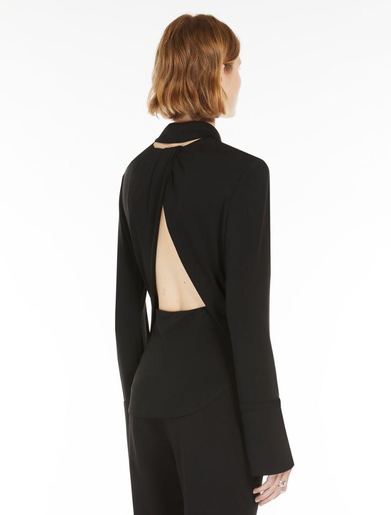 Camicia aderente in jersey crêpe CANDIDO 003 SPORTMAX
