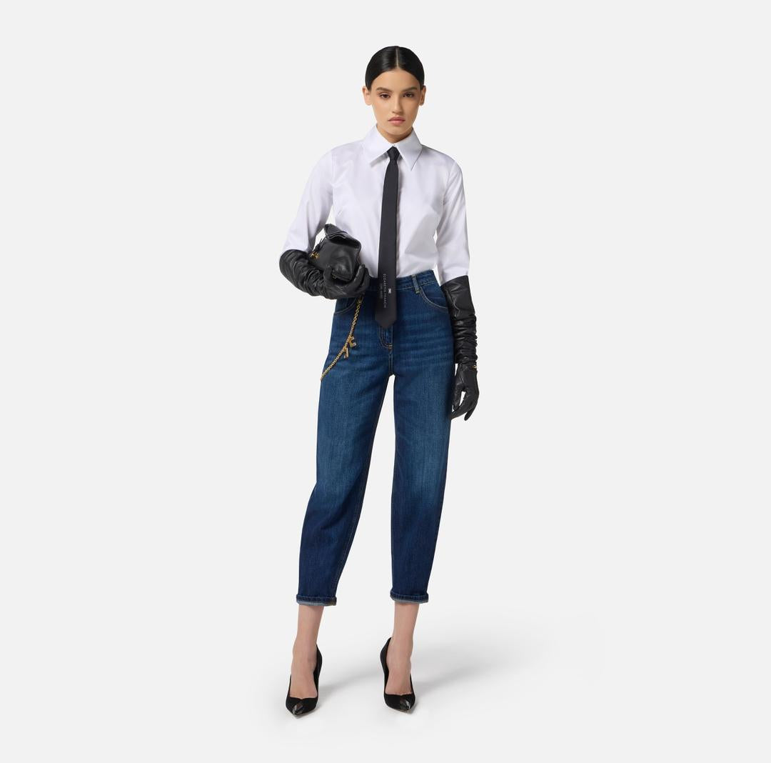 Jeans con catena gioiello PJ14D56E2 104 ELISABETTA FRANCHI