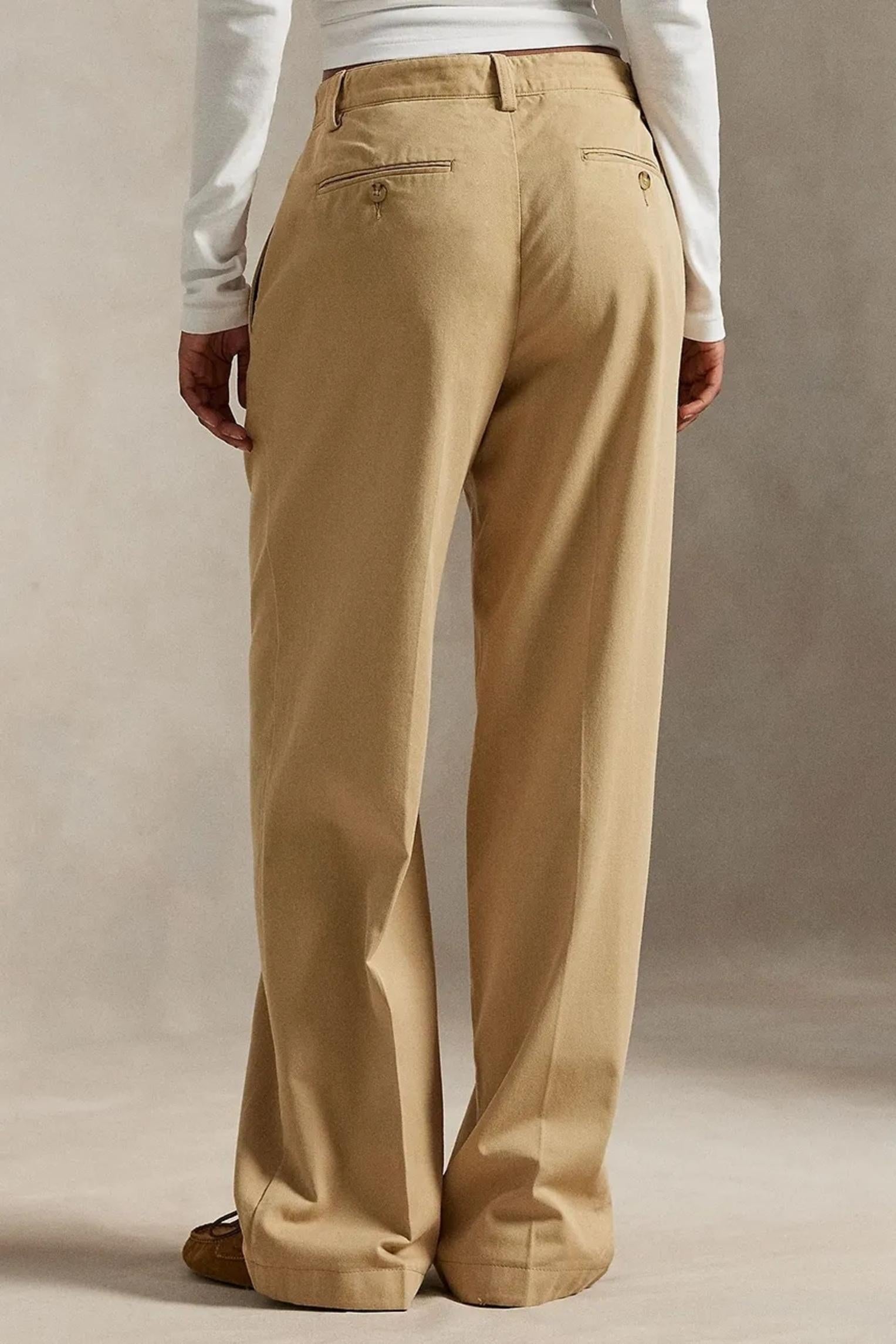 Pantalone donna in misto cotone 211A96676 001 RALPH LAUREN