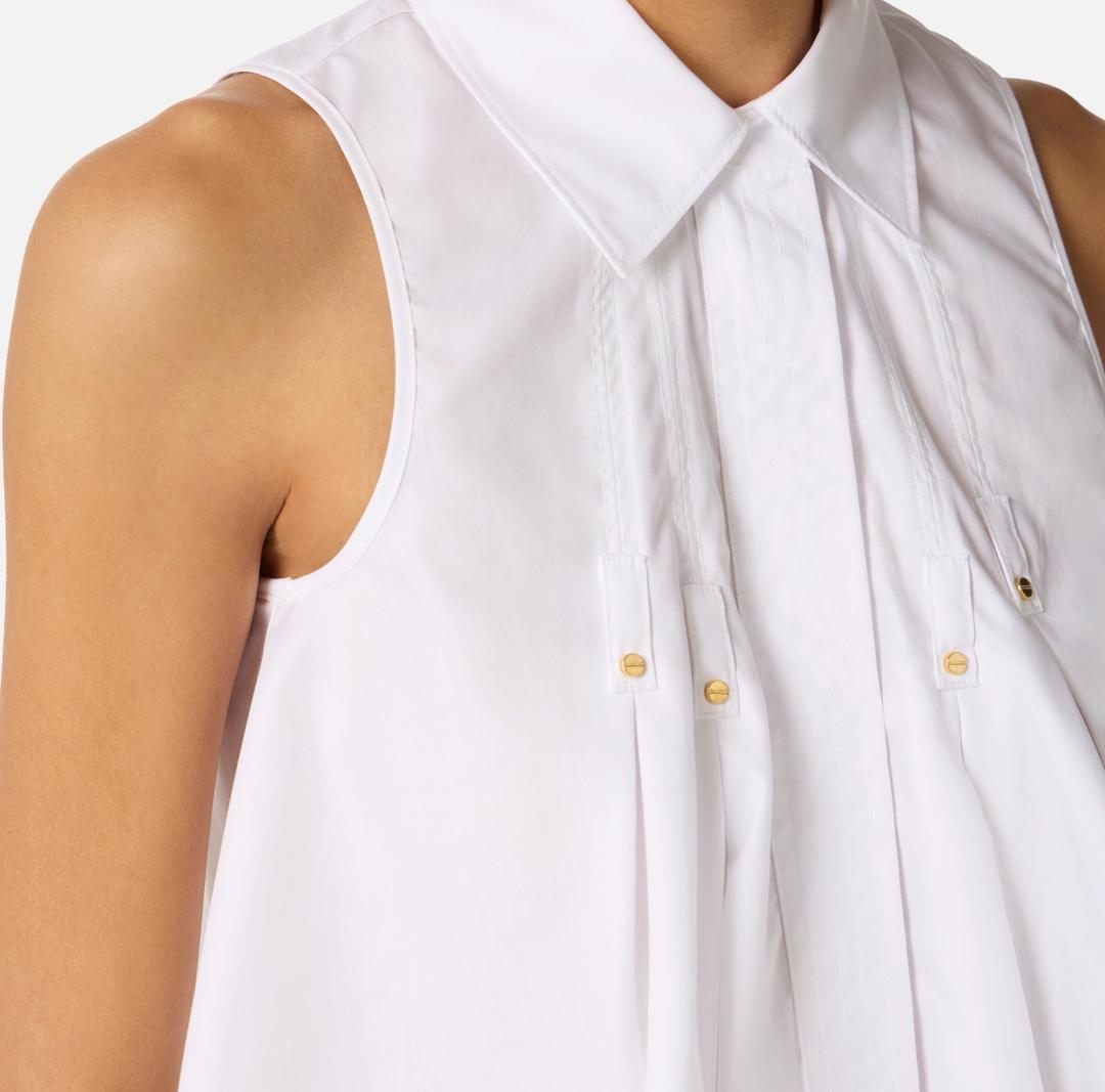 Camicia in popeline di cotone CA16362E2 100 ELISABETTA FRANCHI