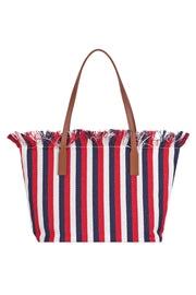 Borsa City Bag Mid a righe<BR/> CBMF001 01108L MC2 SAINT BARTH