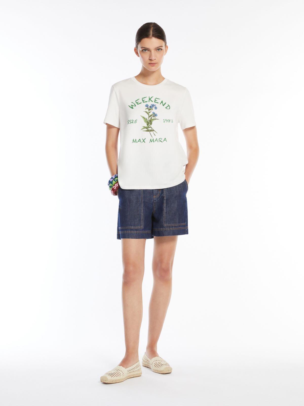 T-shirt in cotone con stampa TEIERA 005 WEEKEND