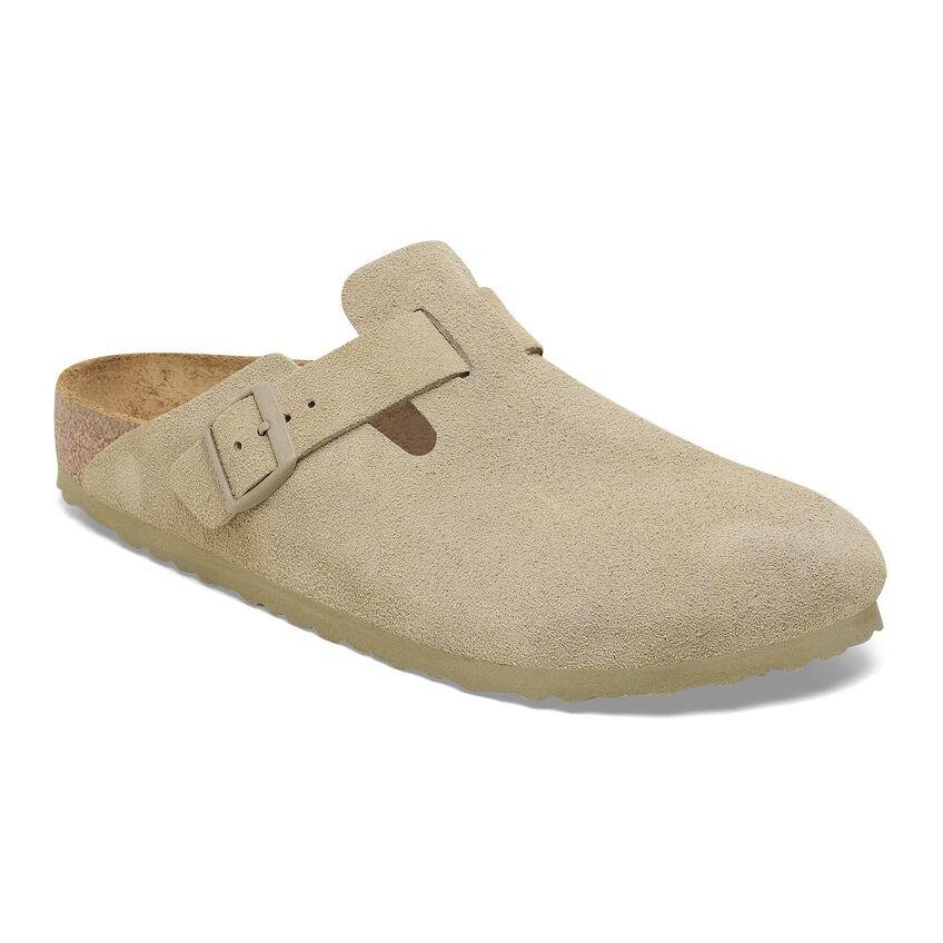 Sabot in pelle scamosciata Boston 1025844BOSTON KHAKI BIRKENSTOCK