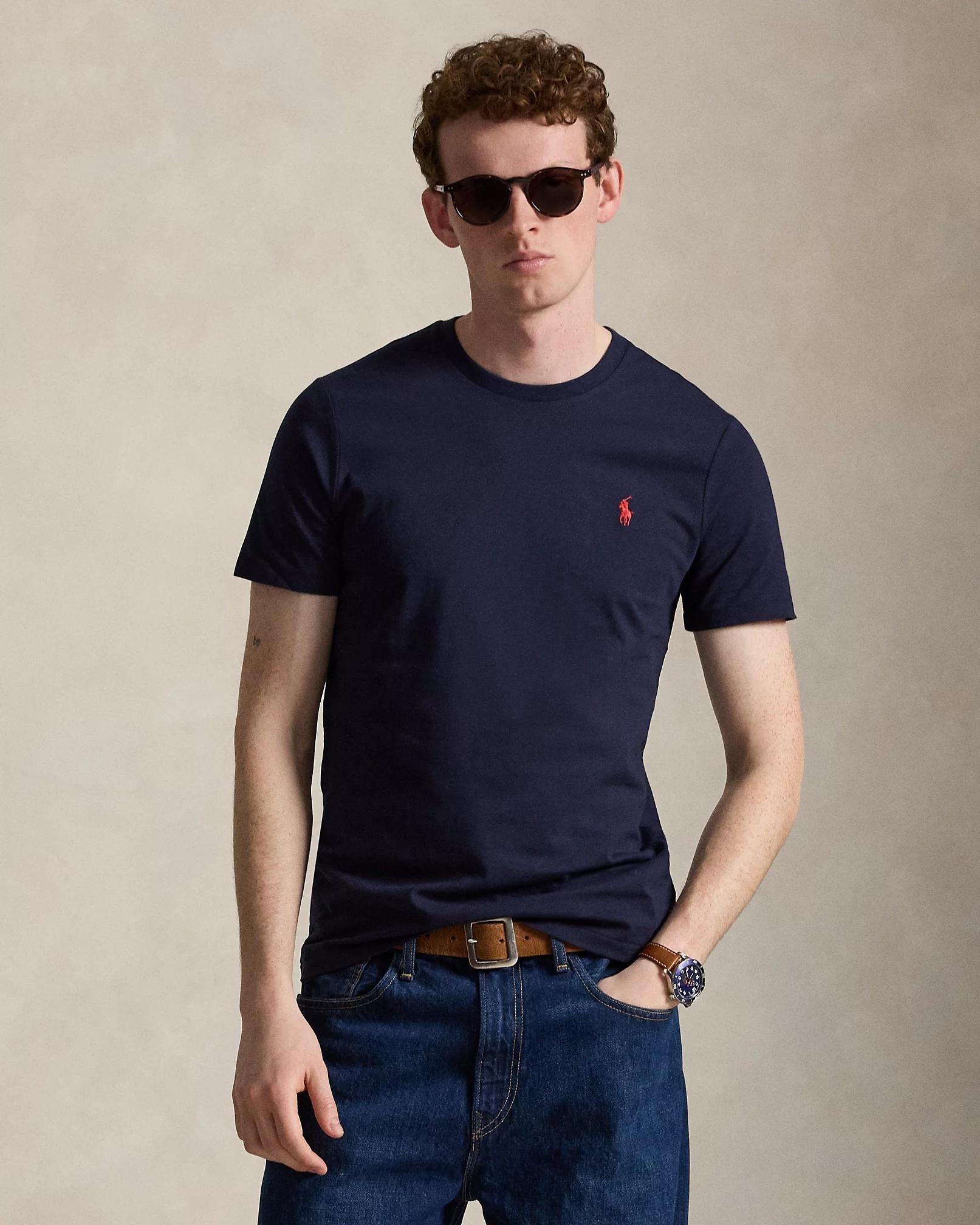T-shirt uomo in jersey di cotone 710680785 004 RALPH LAUREN