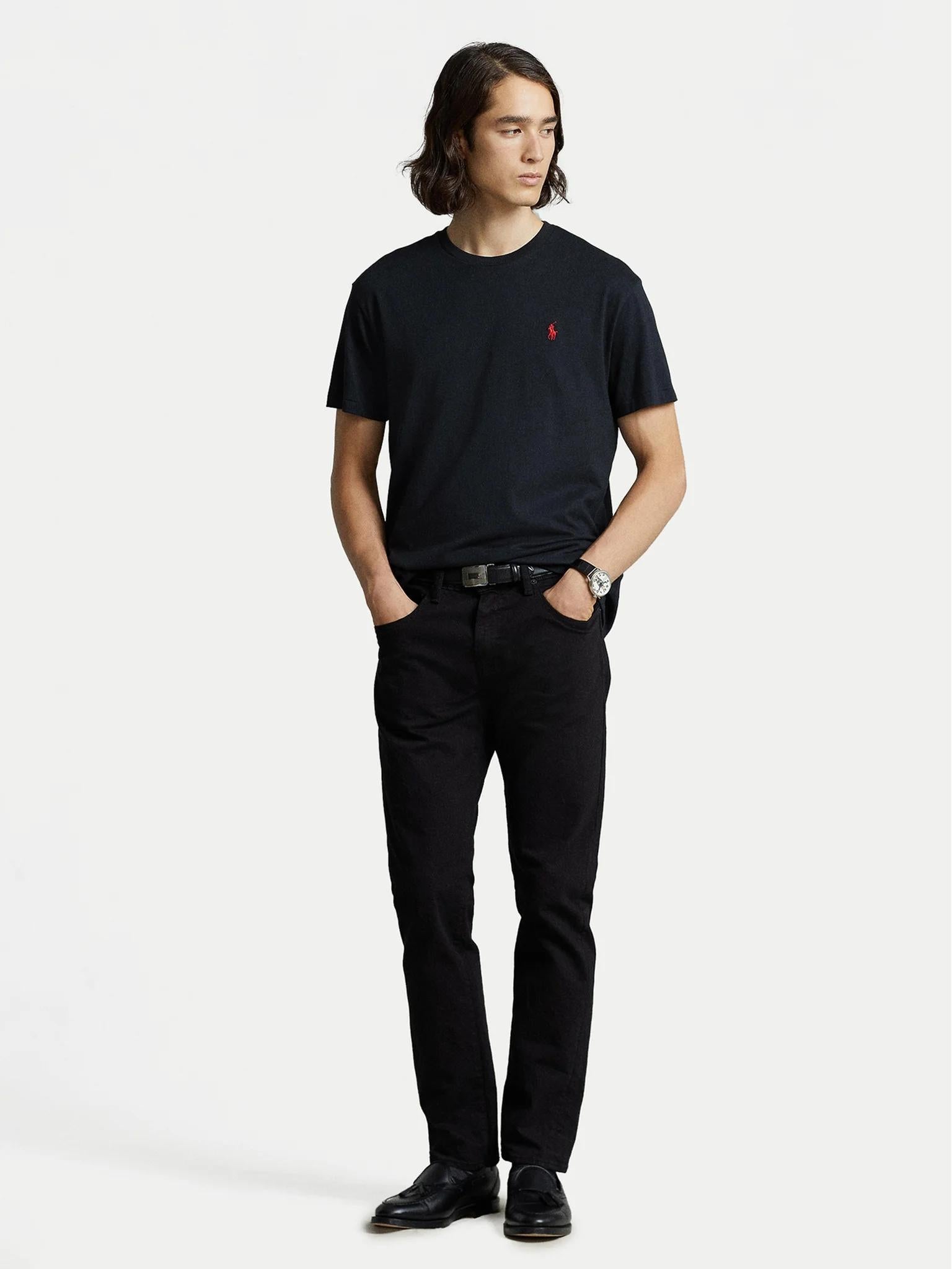 T-shirt in jersey di cotone 710680785 001 RALPH LAUREN