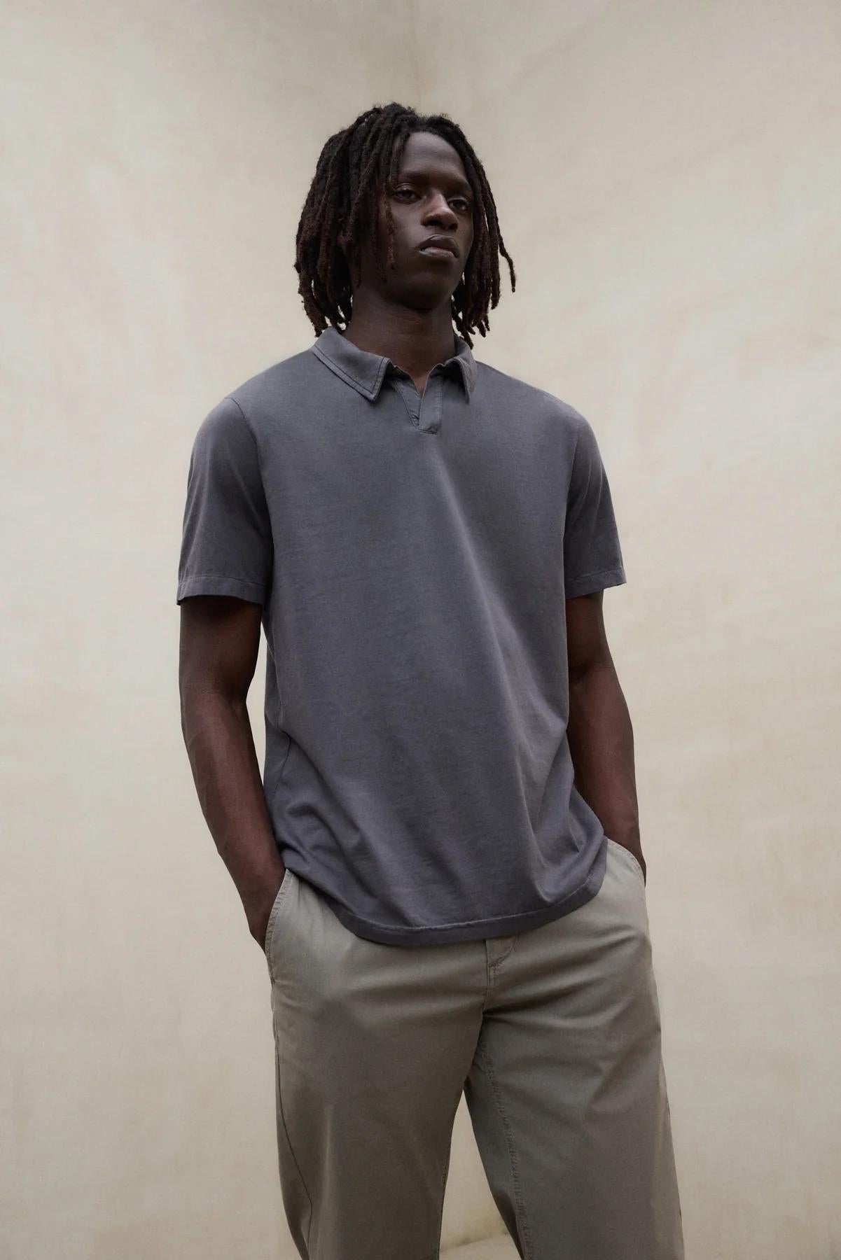 Polo Enzo Grigio Scuro<BR/><BR/> ENZO 303 ECOALF