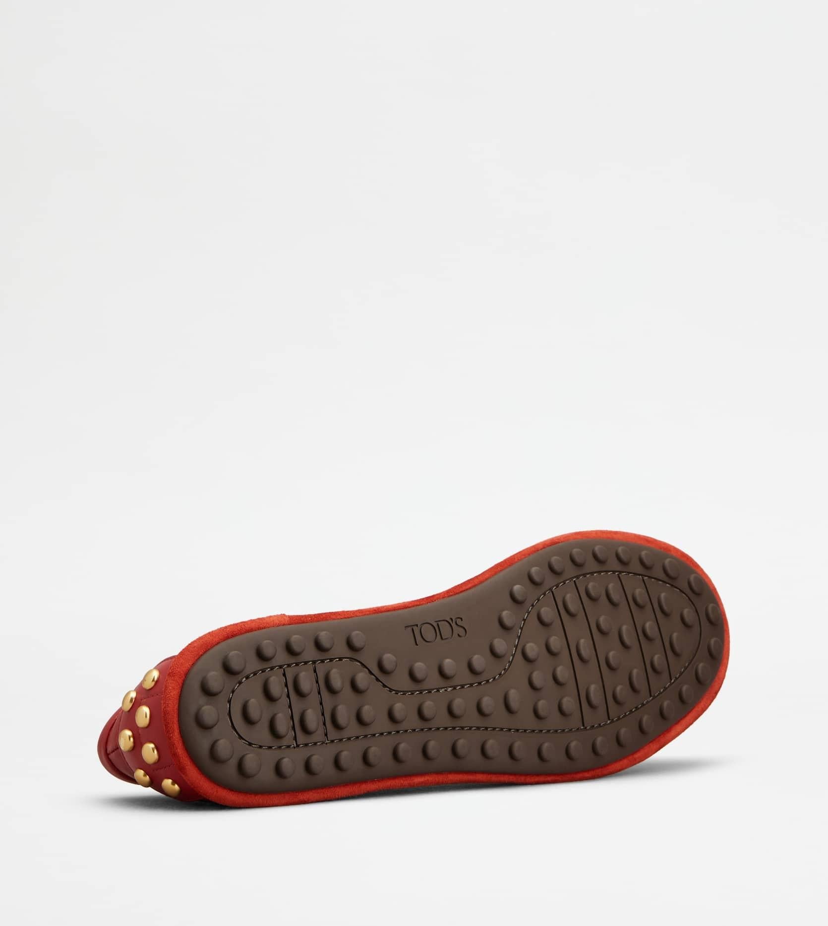 Ballerina Metal Dots in Nappa<BR/> XXW04M0KC50SWZ ZZZQ TOD'S