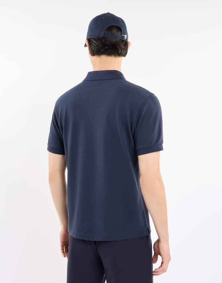 Polo in Piquet Stretch<BR/> NPMB250135STDW U806 FAY