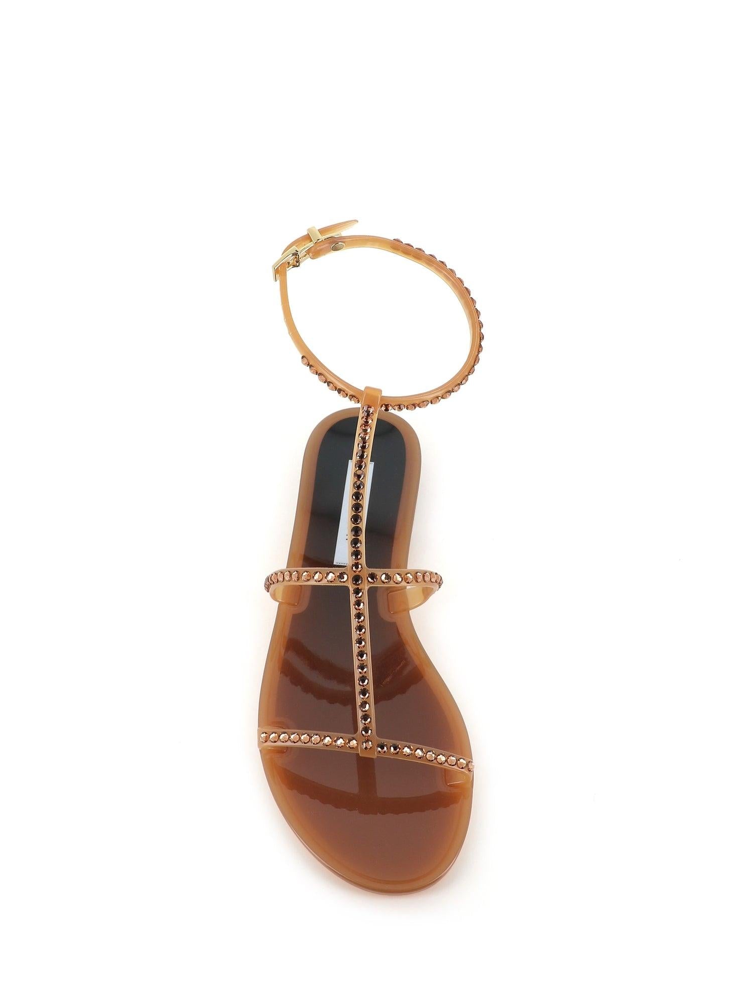 Sandalo donna in gomma con strass 1000/SW SQUASHGEL MENGHI