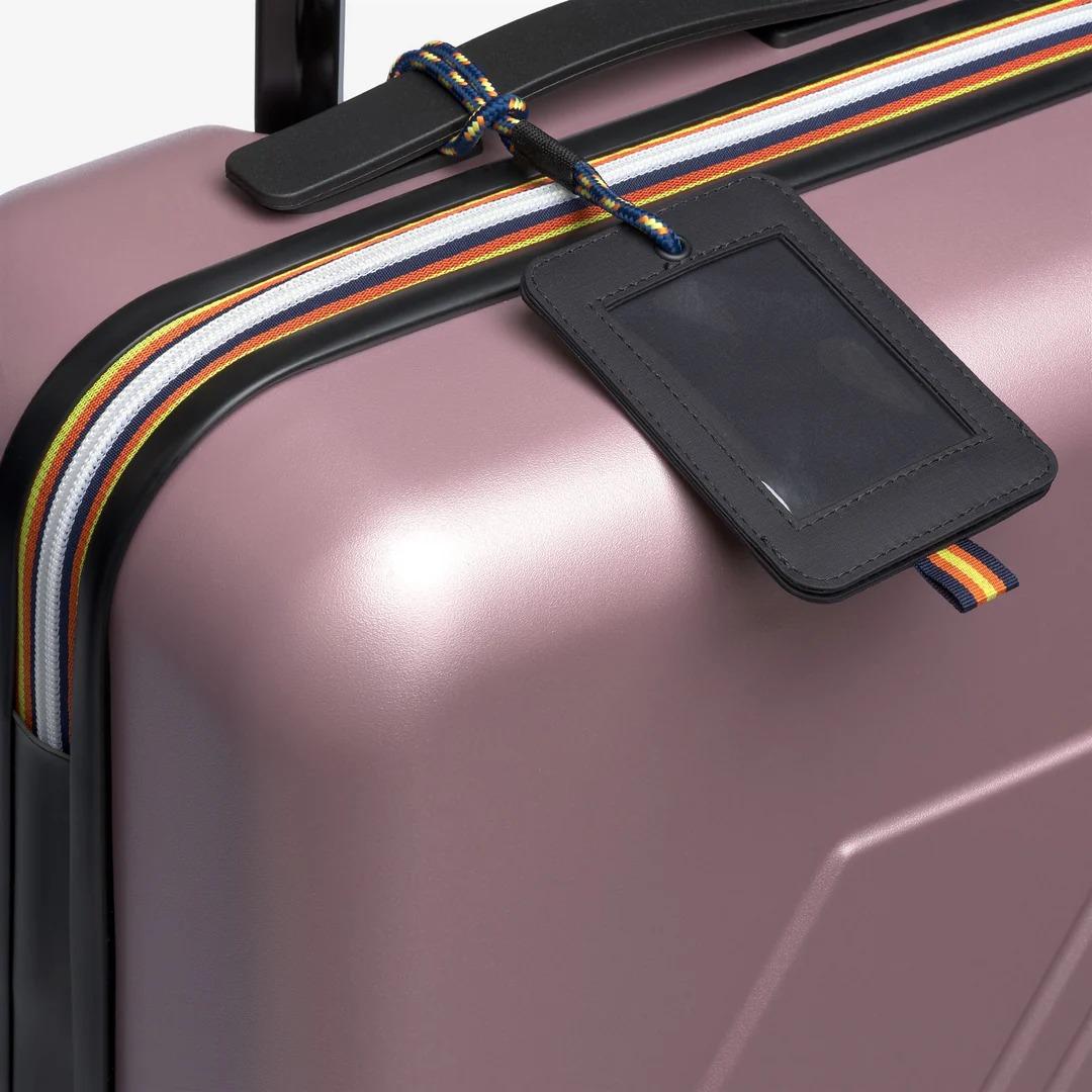 EUDOXIE LOGO<BR/>ROSE PINKISH<BR/>Valigia trolley da cabina unisex K81372W WDV K-WAY