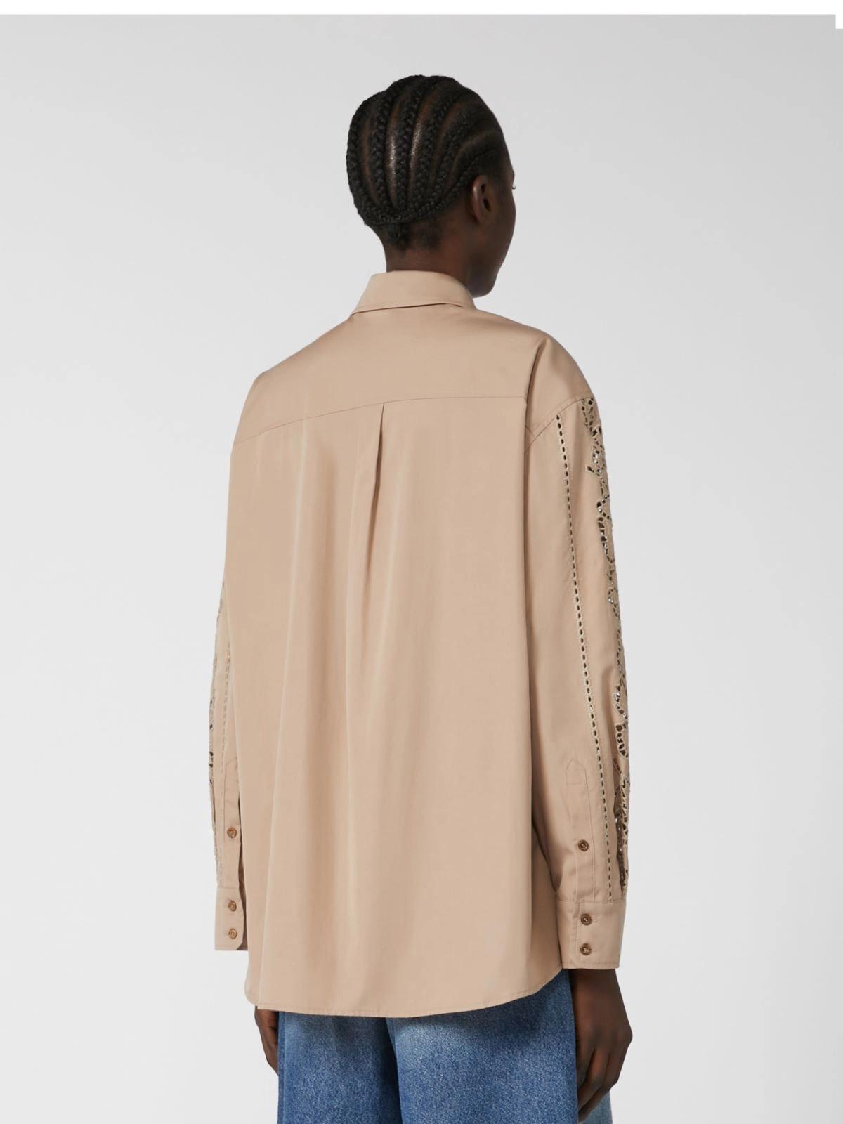 Camicia morbida in popeline ricamato ELMI 001 WEEKEND