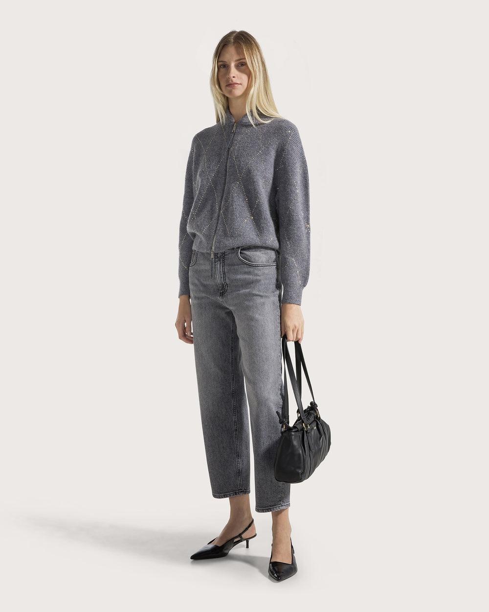 Giubbino in lana mohair MT3906910754 944 SEVENTY