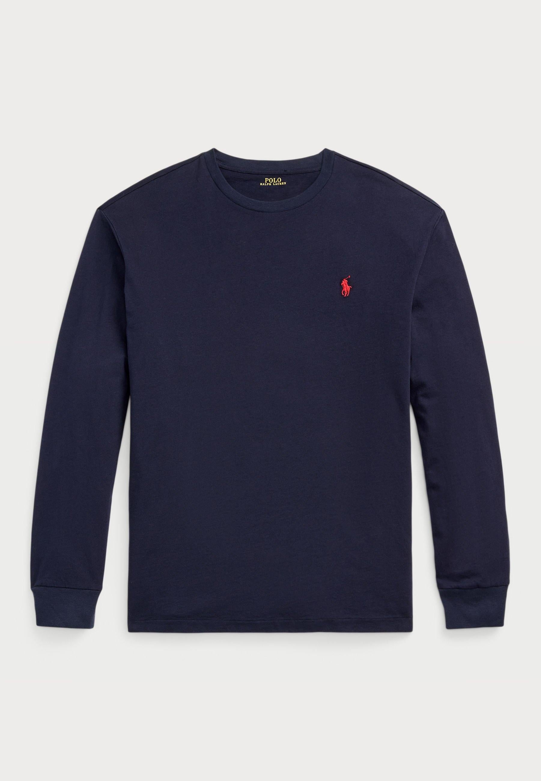 Maglia uomo in cotone collo a giro 710810846 001 RALPH LAUREN