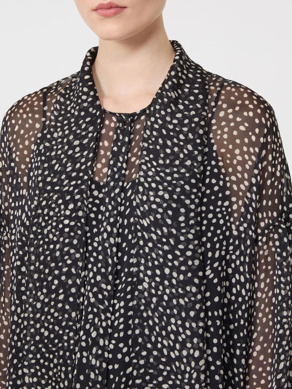 MSTETERE<BR/>Blusa in chiffon stampato MSTETERE 002 MAX MARA CAPSULE