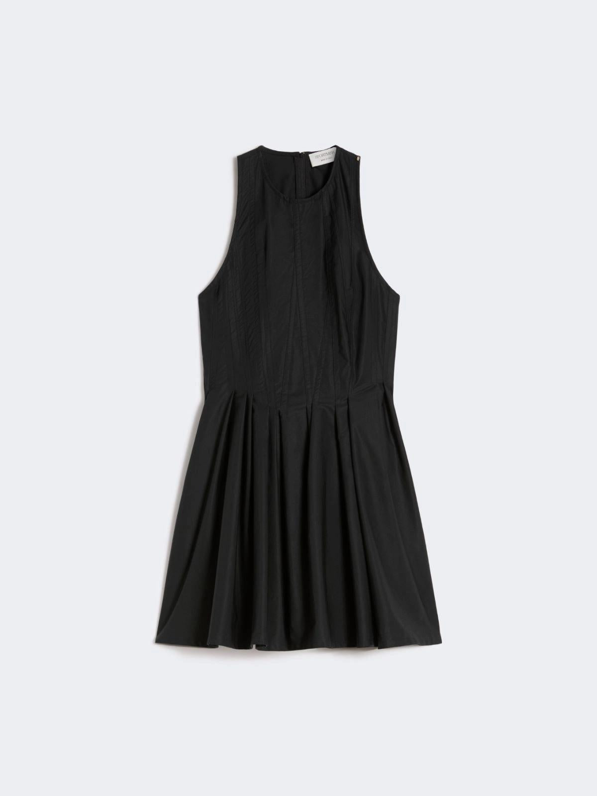 Abito corto smanicato in puro cotone - Nero<BR/> SPXARA 005 SPORTMAX