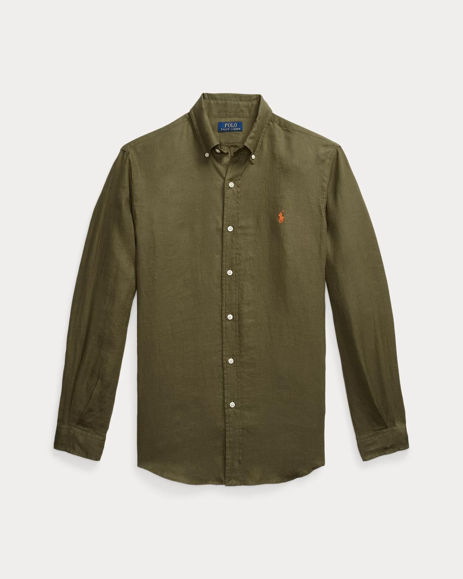 Camicia in lino Slim-Fit 710968915 006 RALPH LAUREN