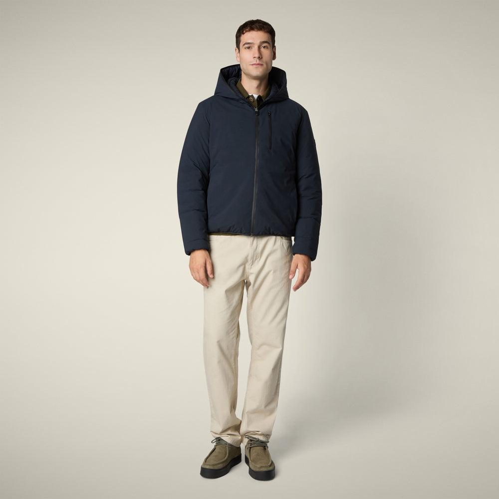 Giacca uomo mod. Ezra in blu nero<BR/> D33600M 90010 SAVE THE DUCK