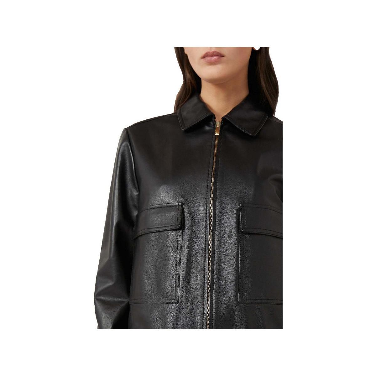 Giacca Nepet In Pelle nera NEPET 003 MAX MARA STUDIO