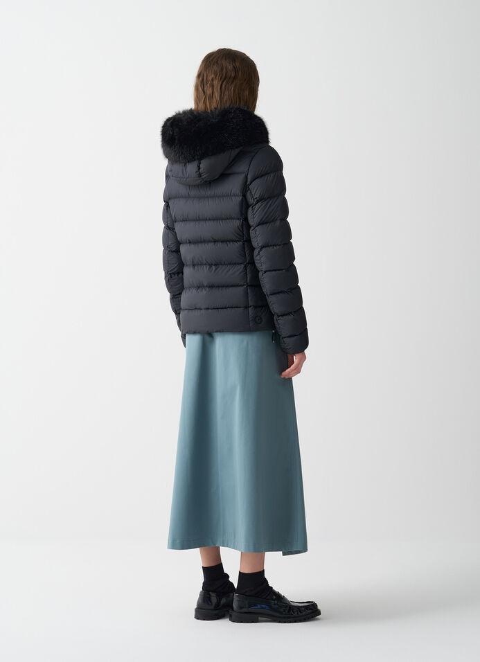 Piumino opaco con pelliccia sintetica<BR/> 2239E 99 COLMAR