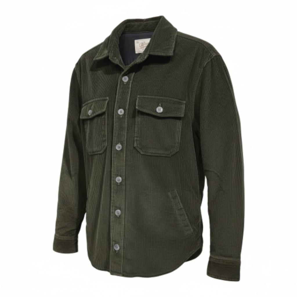 Overschirt in fustagno Bl'Ker HUNTERVELVET GREEN BL'KER