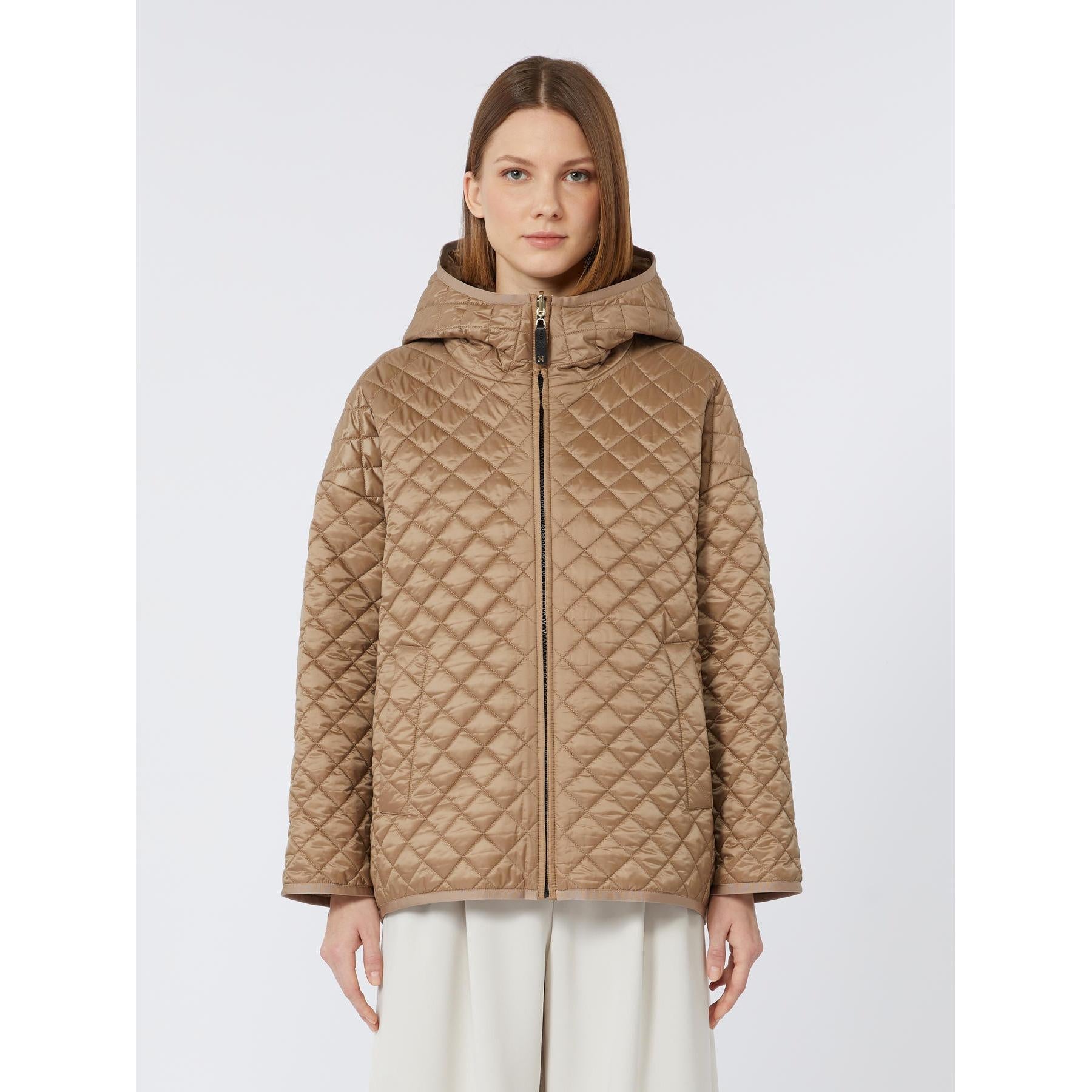 Giacca imbottita reversibile in tela antigoccia LEO 023 MAX MARA THE CUBE