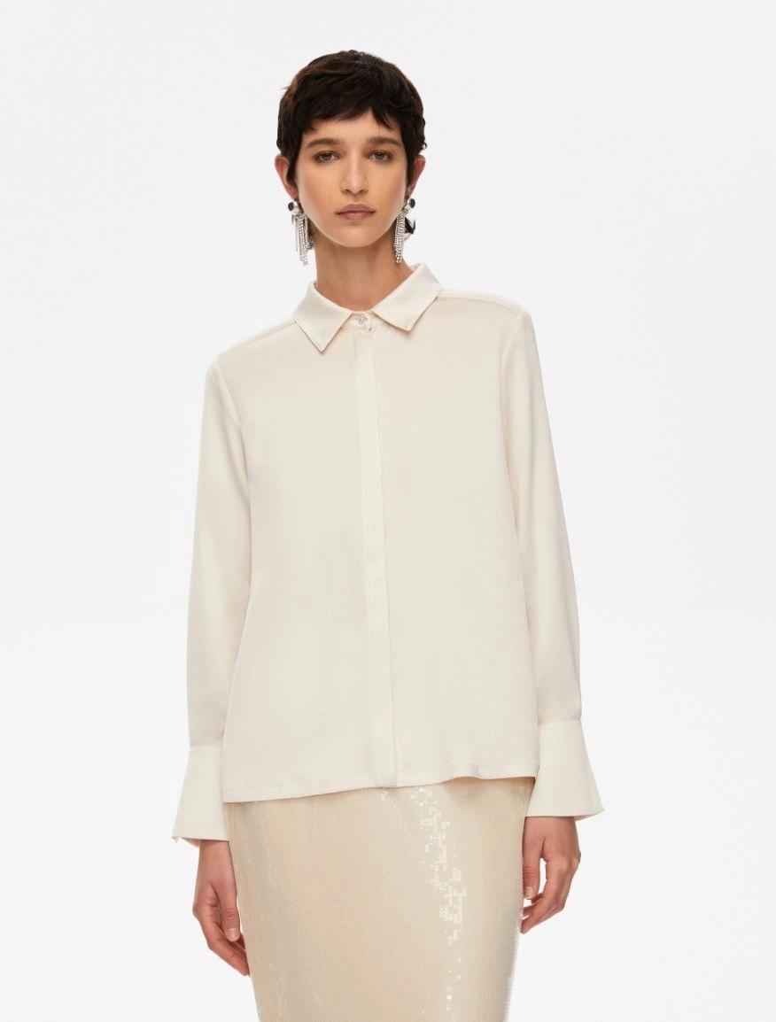 Camicia in raso ACCOLTO 001 IBLUES