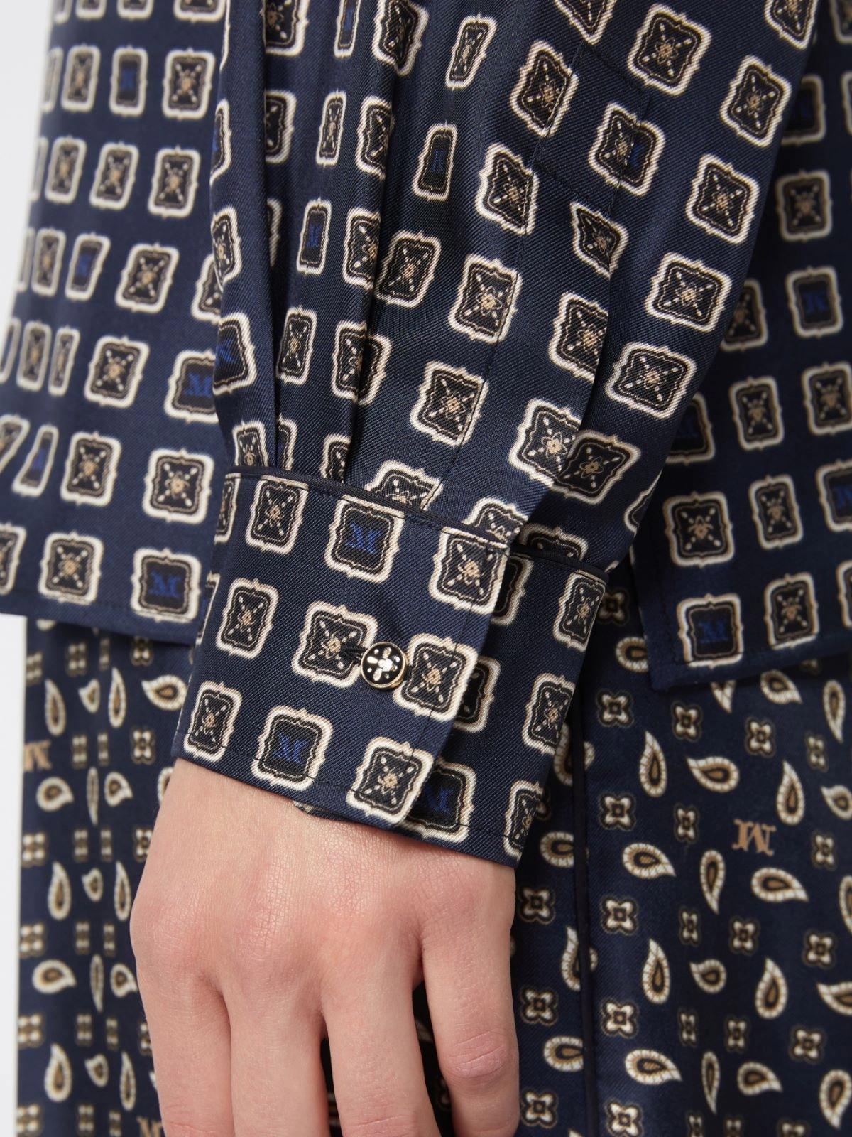 MXMDISCO<BR/>Camicia semiaderente in seta stampata MXMDISCO 002 MAX MARA