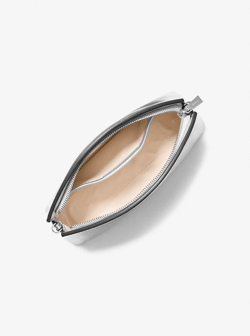 Clutch convertibile Athena piccola in pelle metallizzata 30S6S13C5M 040 MICHAEL KORS