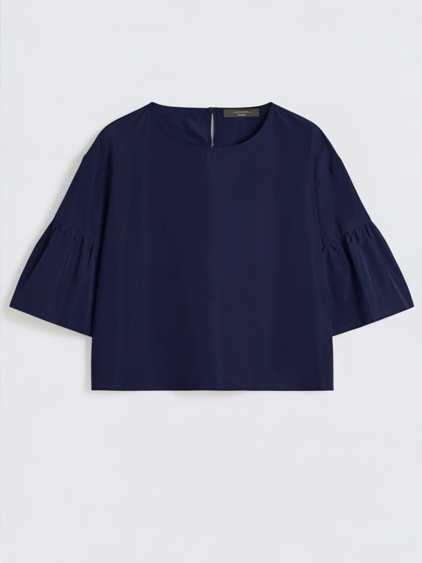 Blusa crop in taffettà di cotone WKDBREAK 011 WEEKEND