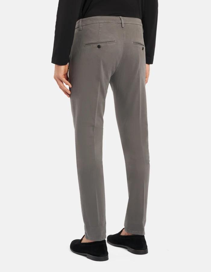 Pantaloni Gaubert slim in gabardina mano calda<BR/> UP235GSE043PTD 925 DONDUP