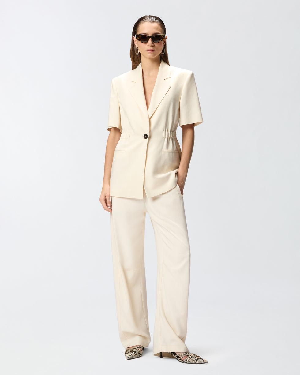 Pantaloni con cintura<BR/> 106492A2W6 C00 PINKO